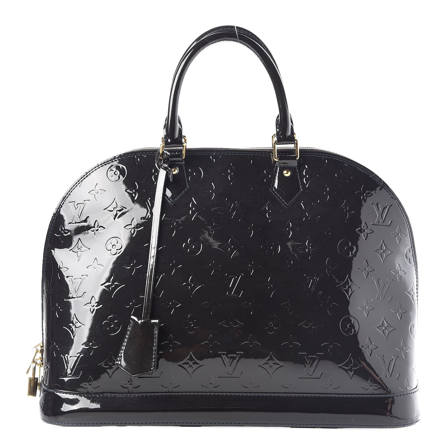 Louis Vuitton Vernis Alma MM Blue Infini 1 of 19