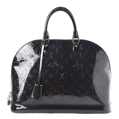 Louis Vuitton Vernis Alma MM Blue Infini 1 of 19