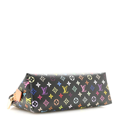 Louis Vuitton Monogram Multicolor Cosmetic Pouch Black Grenade 4 of 8
