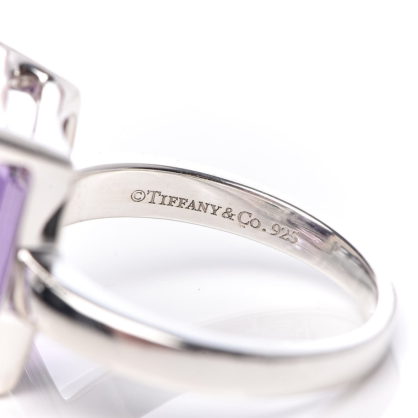 Sterling Silver Amethyst Sparklers Cocktail Ring 52 6