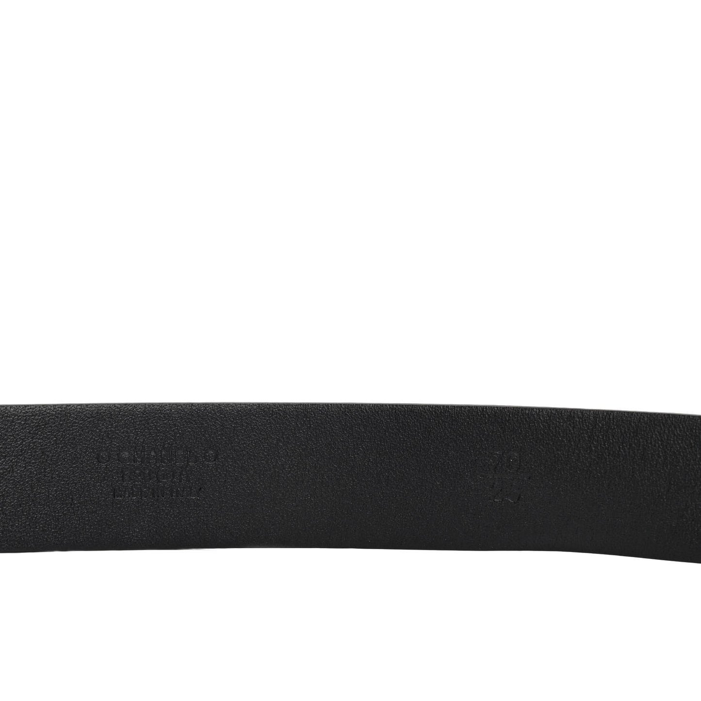 Calfskin Paris Button CC Belt 70 25 Black