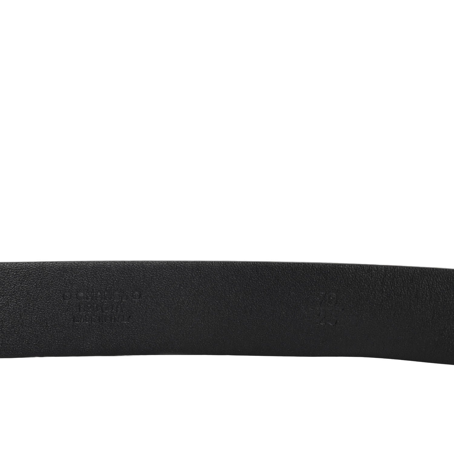 Chanel Calfskin Paris Button CC Belt 70 25 Black 4 of 5