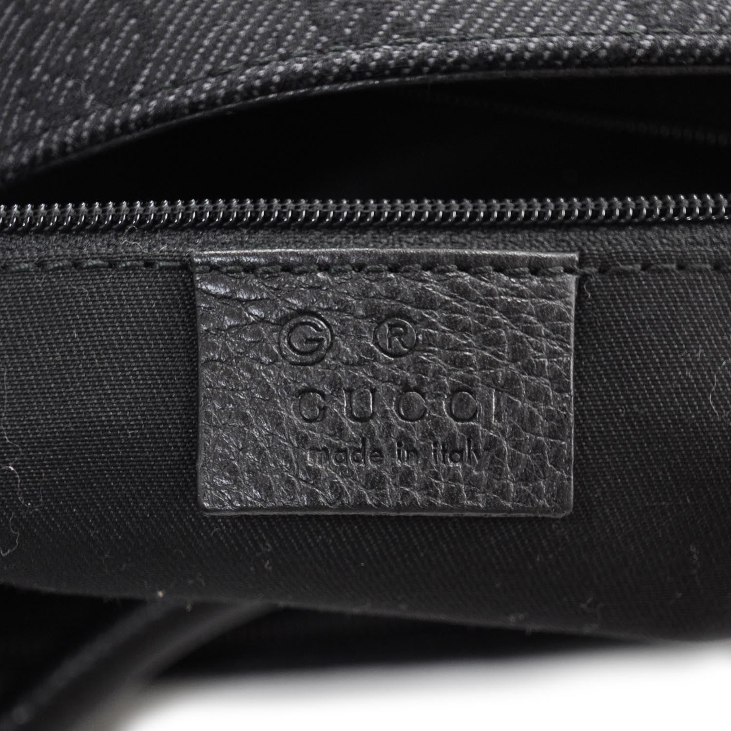 Gucci Denim Monogram Hobo 6 of 10