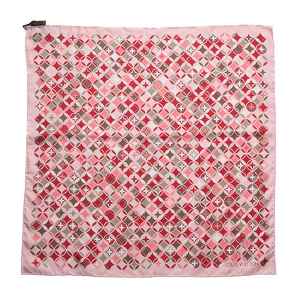 Louis Vuitton Silk Etoile Scarf Rose 1 of 8