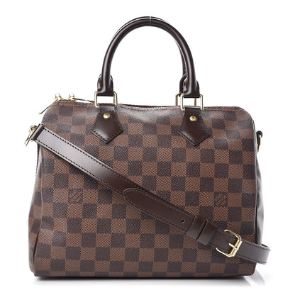 Louis Vuitton Damier Ebene Speedy Bandouliere 25 1 of 7