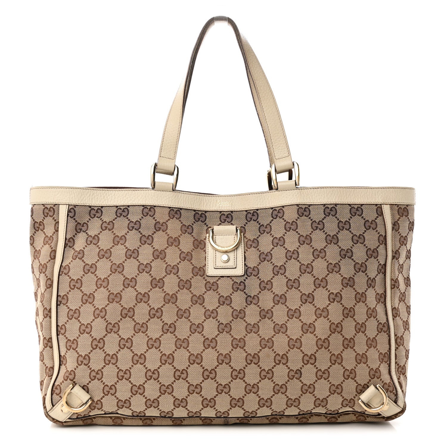 Gucci Monogram Large Abbey Tote Off White 1 of 18