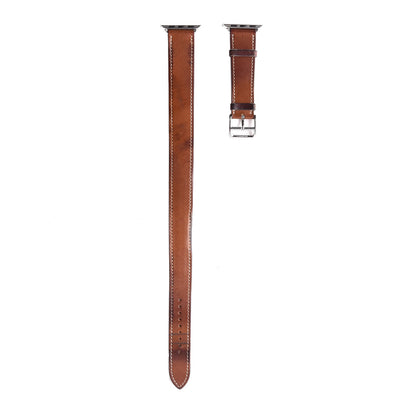 Hermes Barenia 38mm Double Tour Apple Watch Strap Fauve 1 of 7
