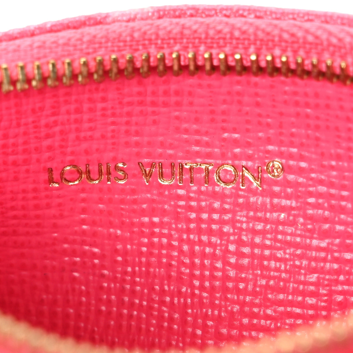 Monogram Origine Key Pouch Rose Ruban
