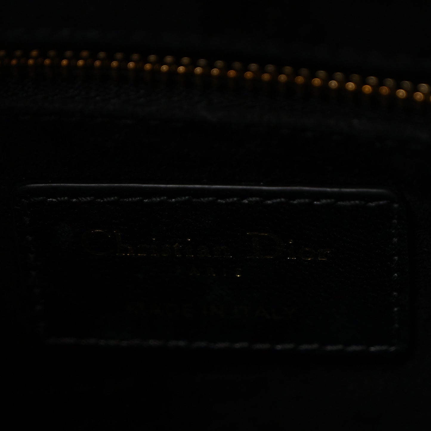 Lambskin Cannage Medium Lady Dior Black Black