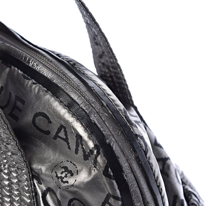 Chanel Lacquered Canvas Medium Unlimited Tote Argent Fonce 9 of 12