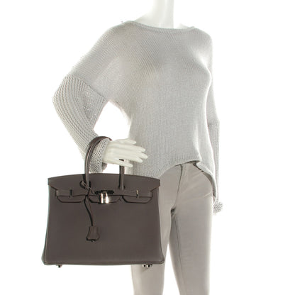 Hermes Togo Birkin 35 Etain 2 of 16