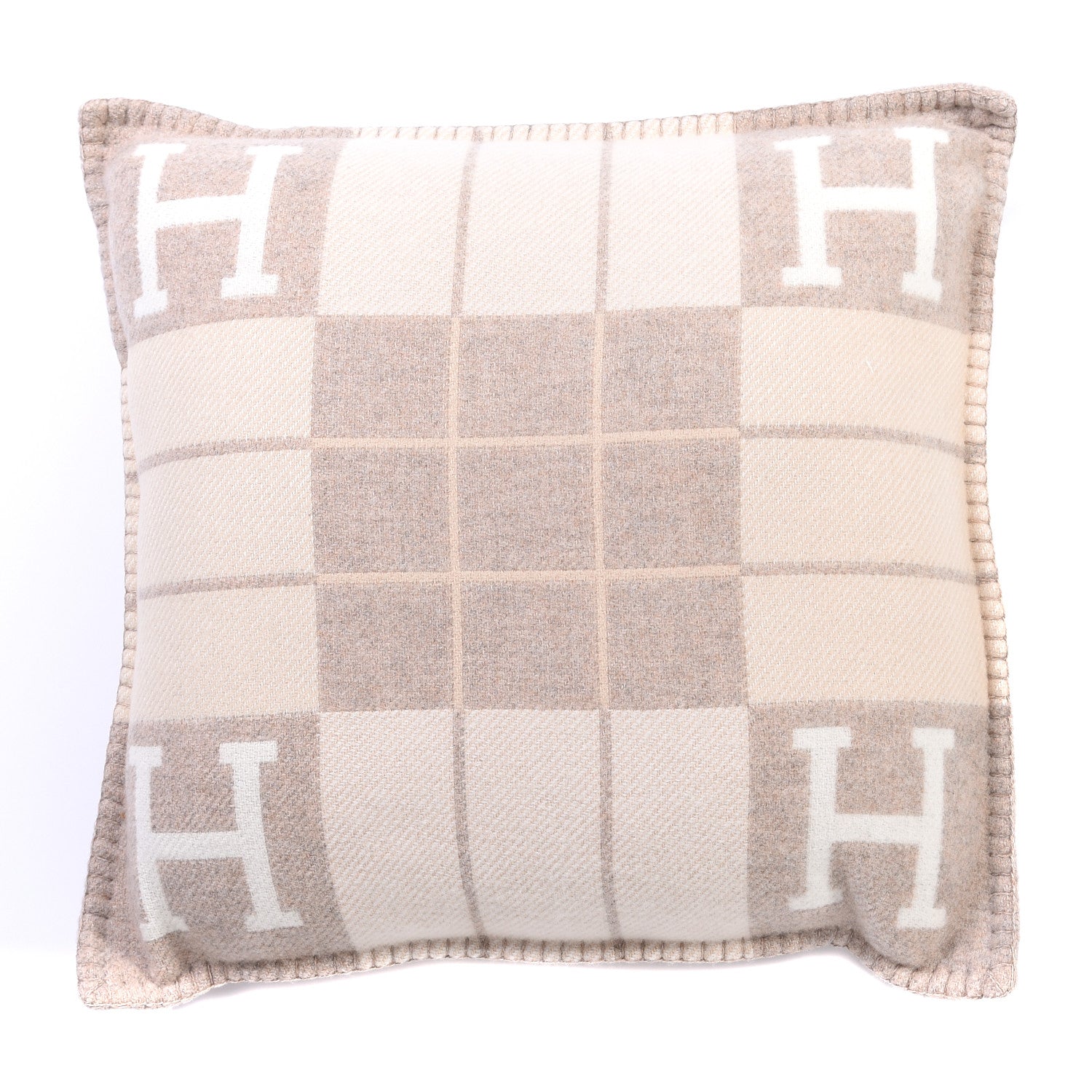 Hermes Wool Cashmere Avalon III Pillow PM Coco Camomille 1 of 3
