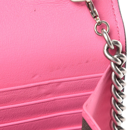 Gucci GG Supreme Monogram Mini Dionysus Chain Wallet Beige Pink 10 of 12
