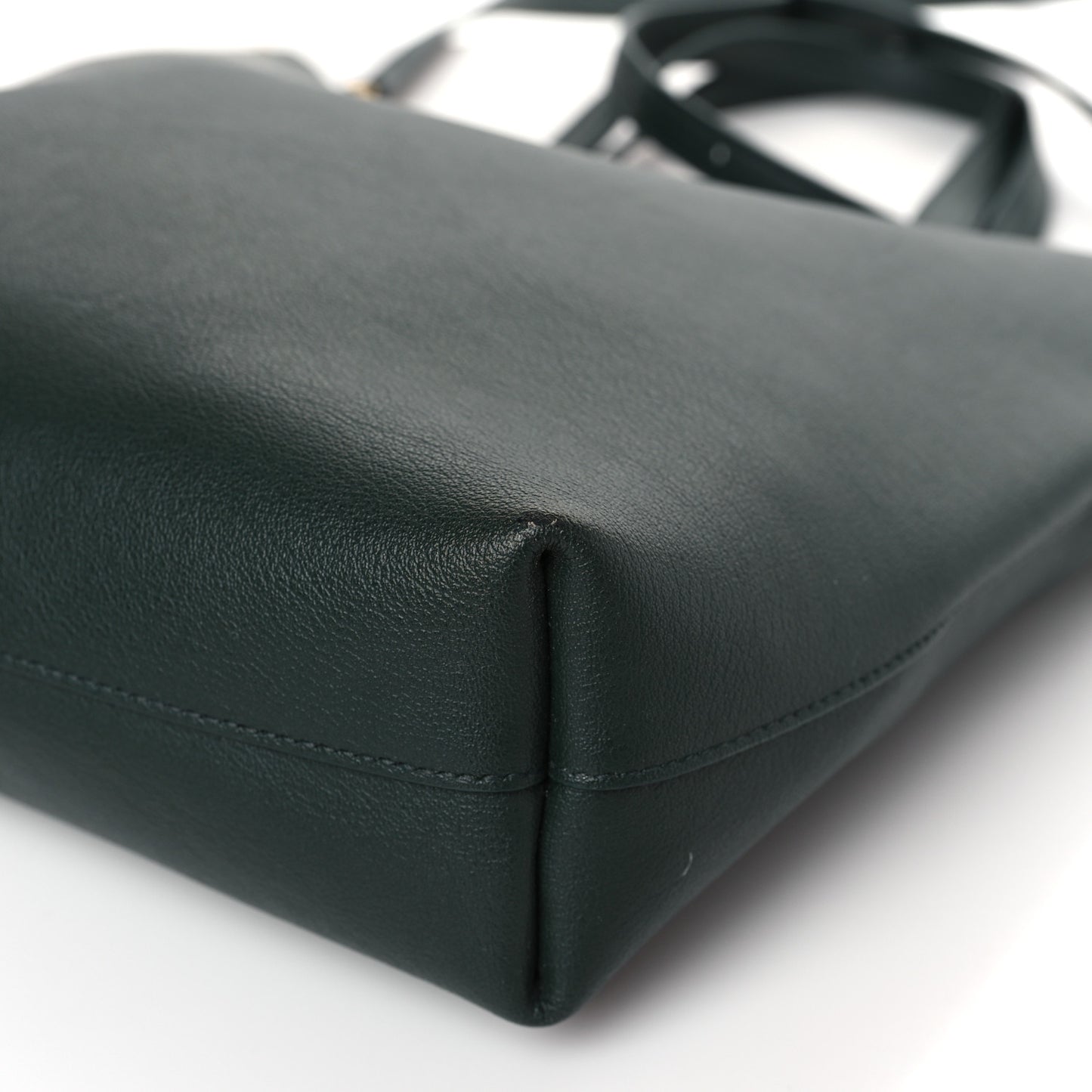 Calfskin Toy Shopping Tote Forest Green