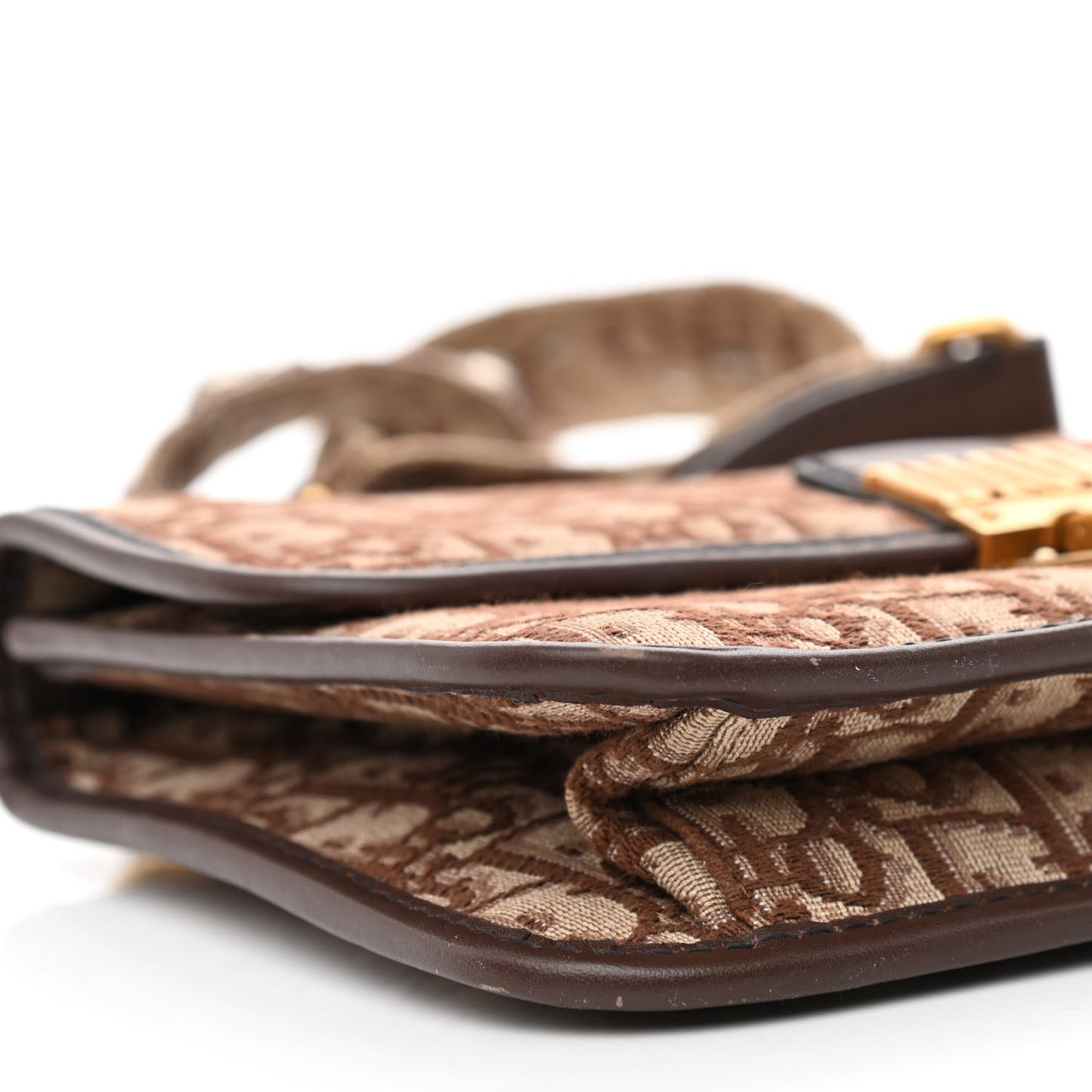 Oblique DiorAddict Flap Bag Brown