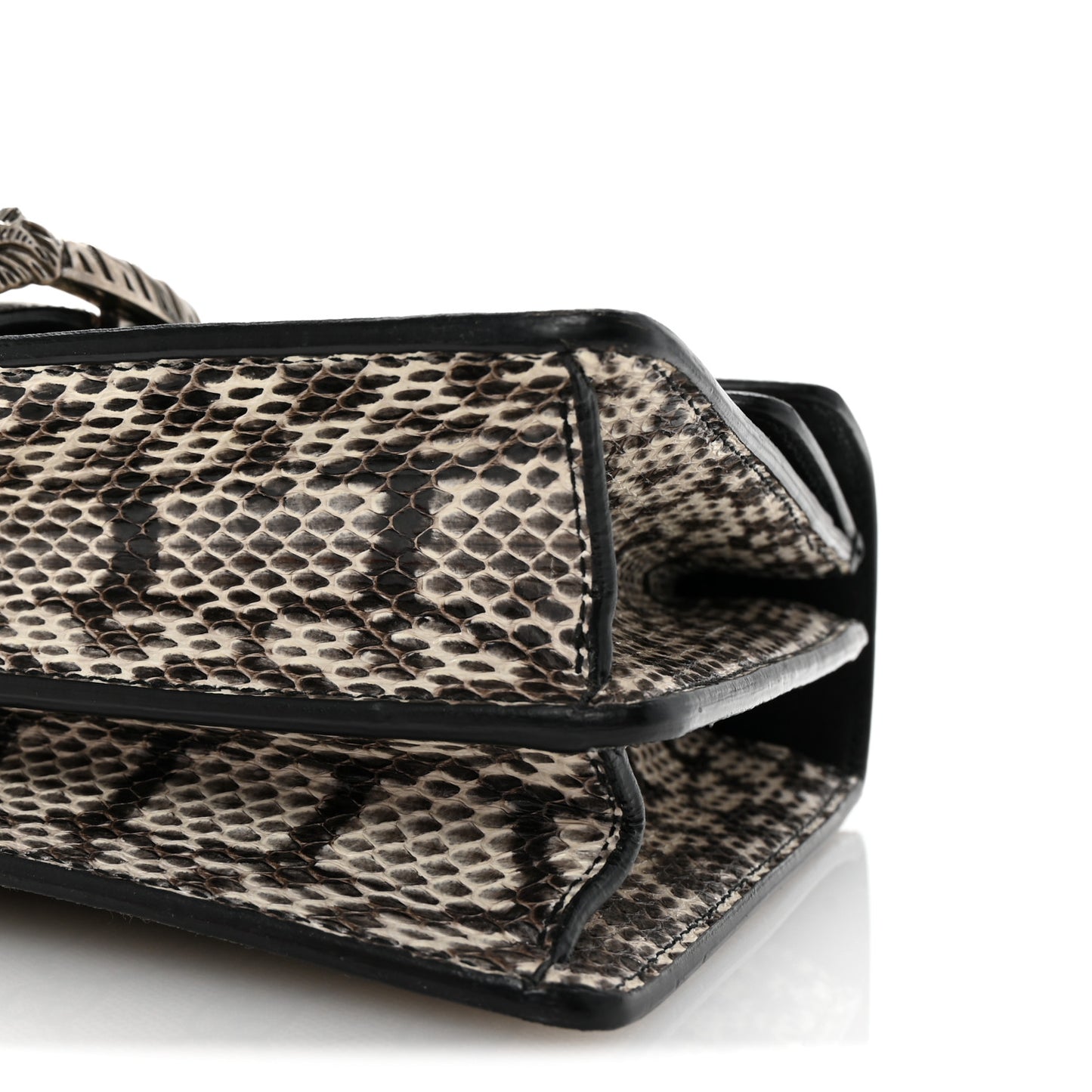 X MLB GG Supreme Monogram Snakeskin NY Yankees Patch Embroidered Small Dionysus Shoulder Bag