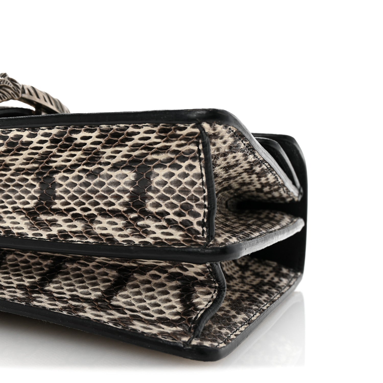 Gucci X MLB GG Supreme Monogram Snakeskin NY Yankees Patch Embroidered Small Dionysus Shoulder Bag 10 of 10