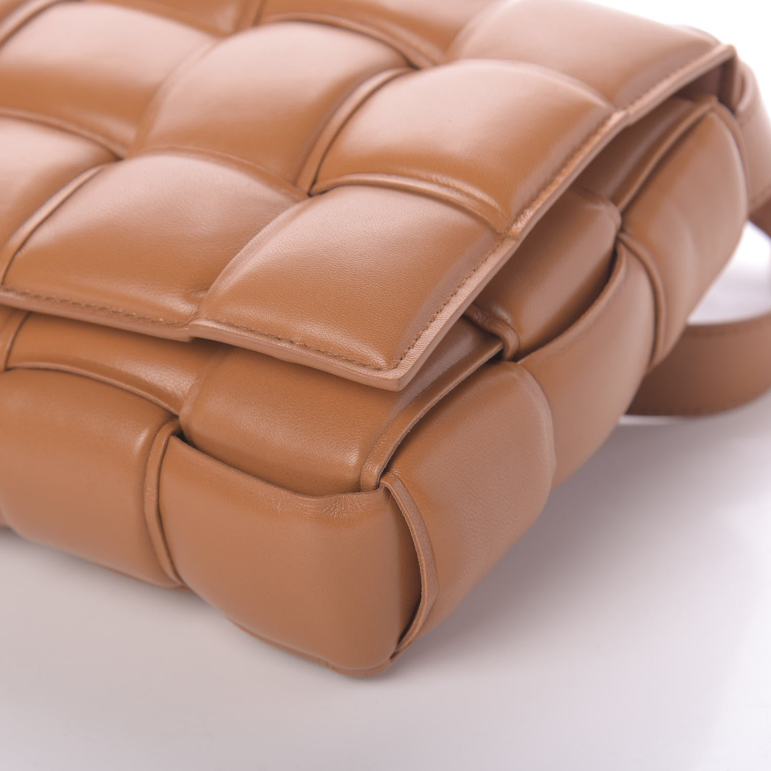 Bottega Veneta Nappa Maxi Intreccio Padded Cassette Crossbody Bag Clay 8 of 8