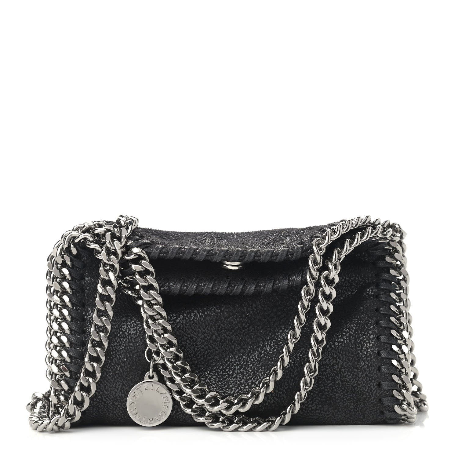Stella McCartney Shaggy Deer Tiny Falabella Tote Black 1 of 10