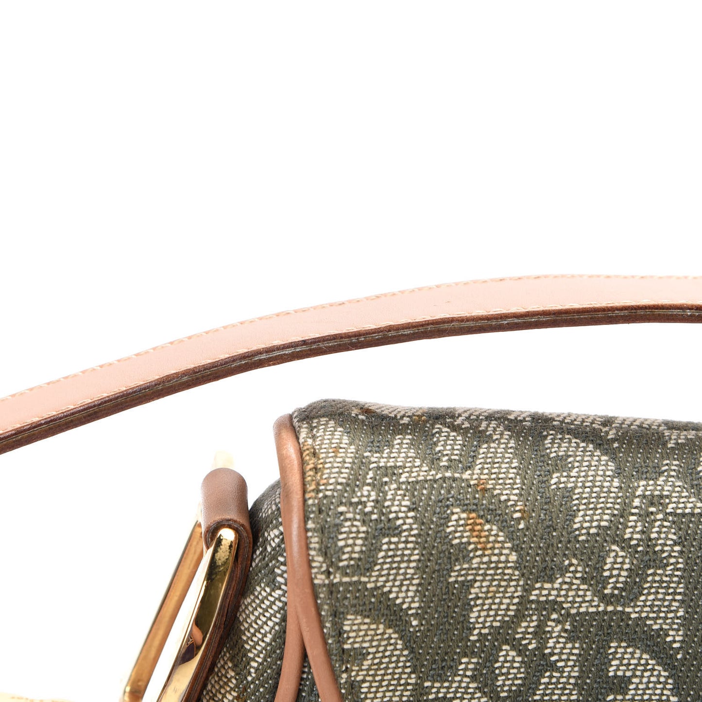 Monogram Double Saddle Bag Green