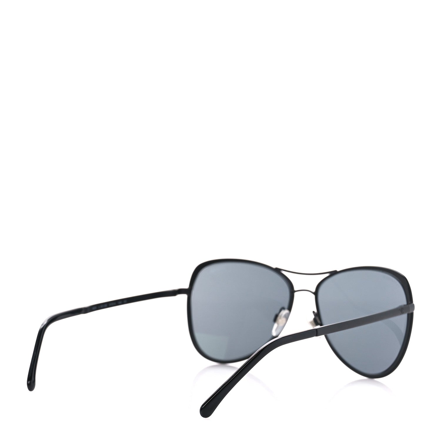 Chanel Pilot Summer Aviator Sunglasses 4223 Black 4 of 8
