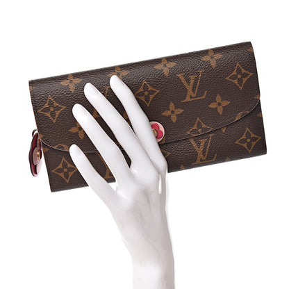 Louis Vuitton Monogram Bloom Flower Emilie Wallet 2 of 7