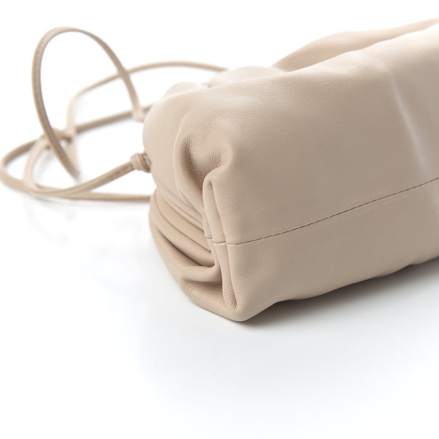 Butter Calfskin The Mini Pouch Almond