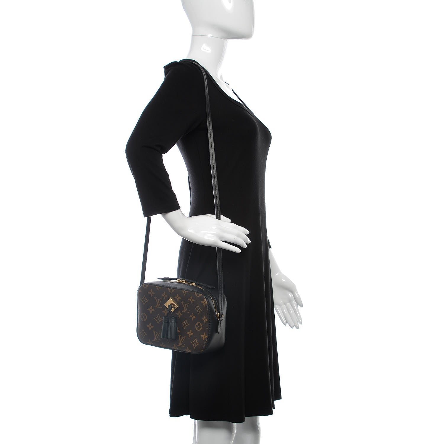 Louis Vuitton Monogram Saintonge Black 2 of 10
