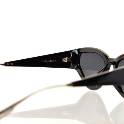Christian Dior Cat Style Dior 1 Sunglasses Black 5 of 7