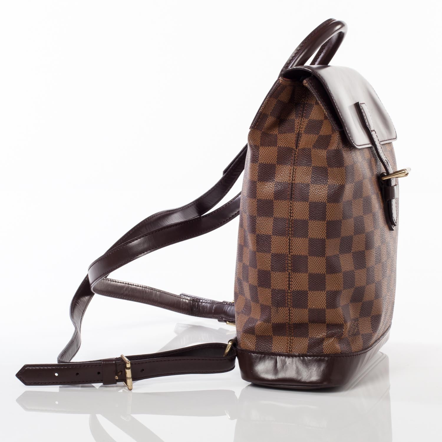 Louis Vuitton Damier Ebene Soho Backpack 3 of 9