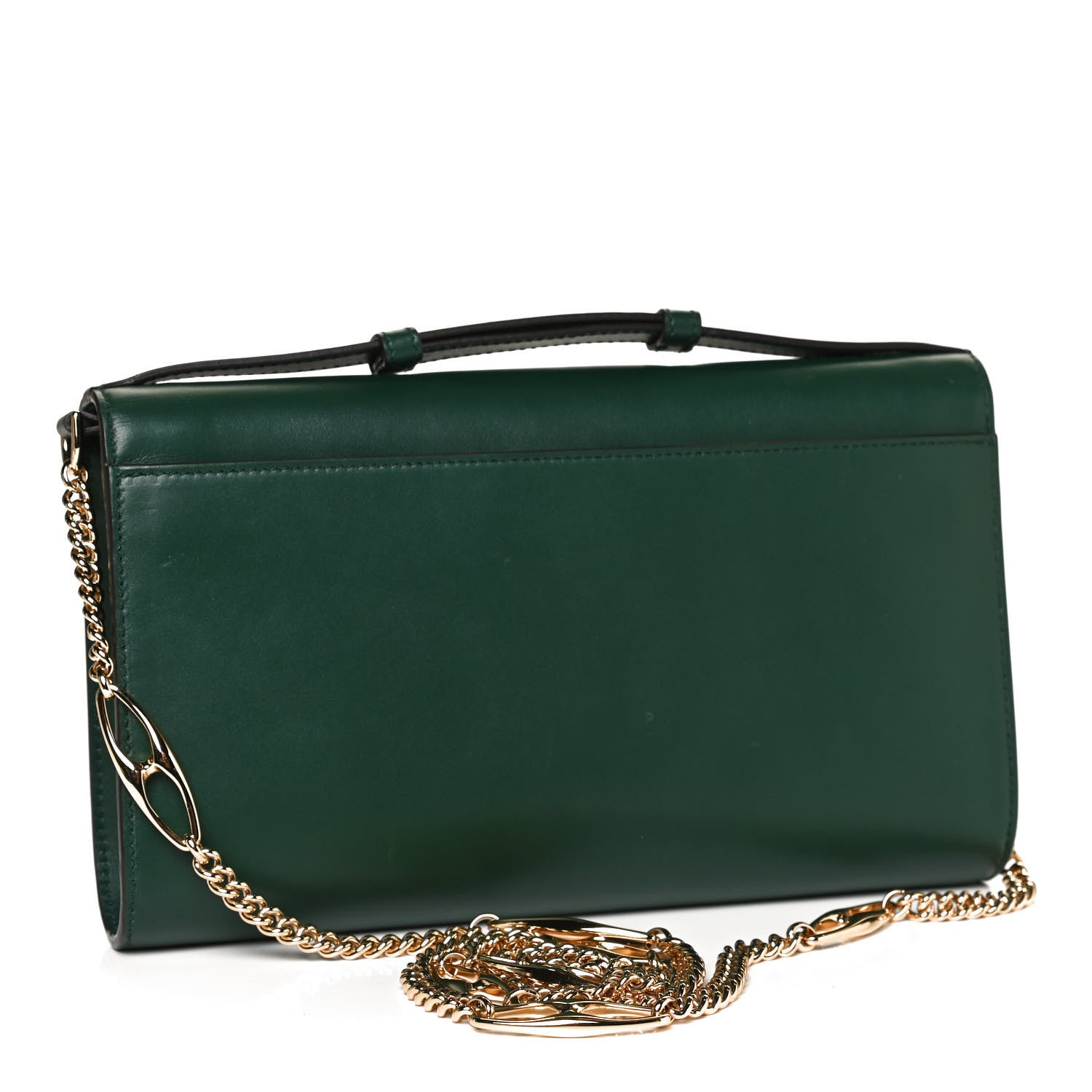 Gucci Smooth Calfskin Small Zumi Top Handle Shoulder Bag Vintage Green 5 of 21