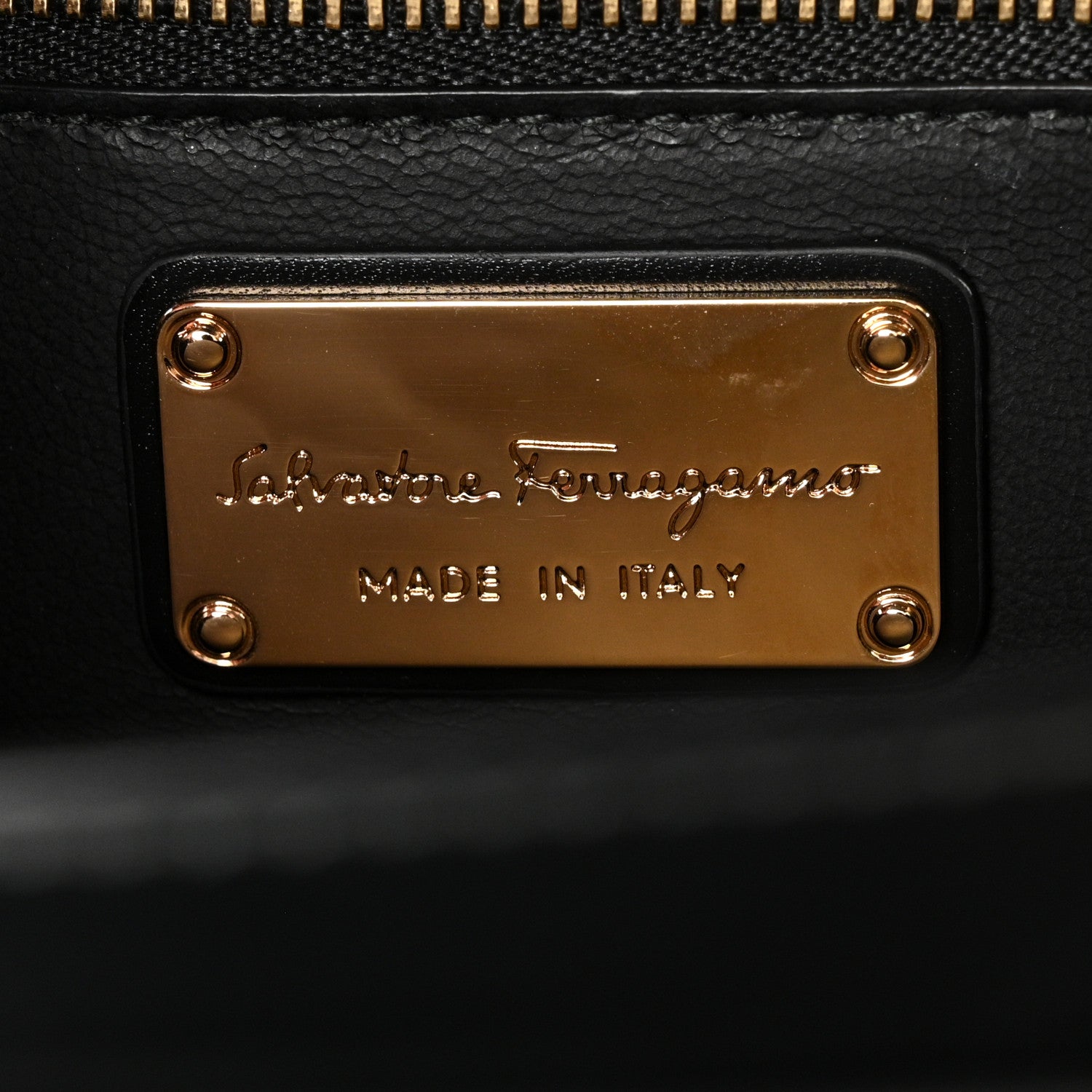 Salvatore Ferragamo Smooth Calfskin Vara Bow Flap Crossbody Black 6 of 16