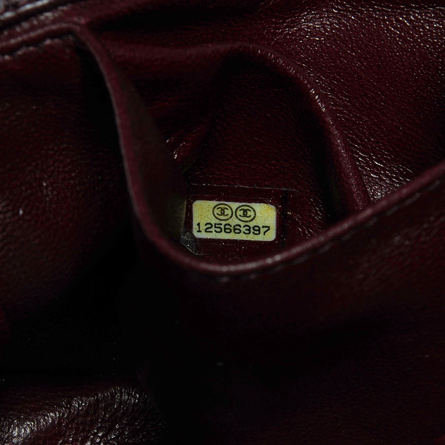 Patent Quilted East West Flap Bordeaux