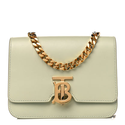 Burberry Calfskin TB Chain Belt Bag Green 1 of 5