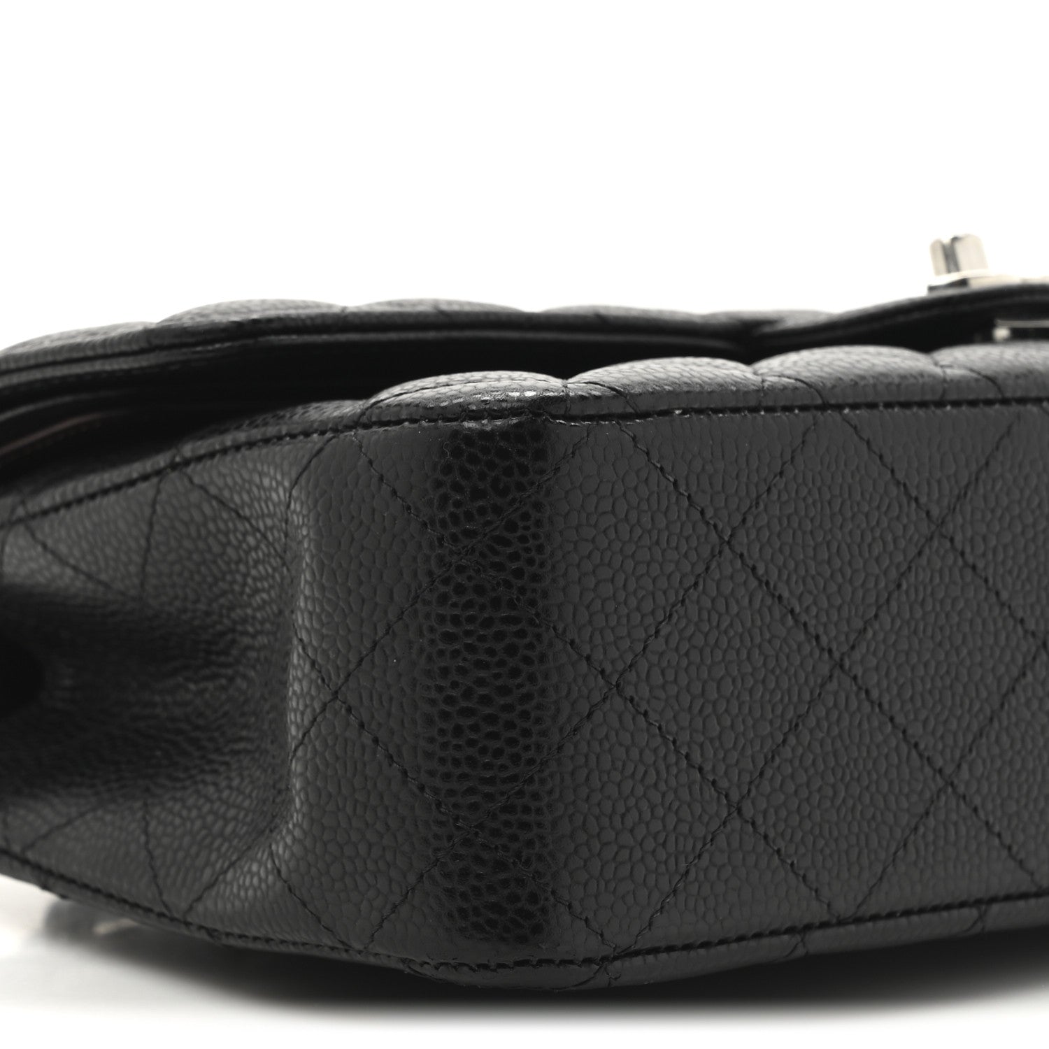 Chanel Caviar Quilted Medium Double Flap Black 9 of 10