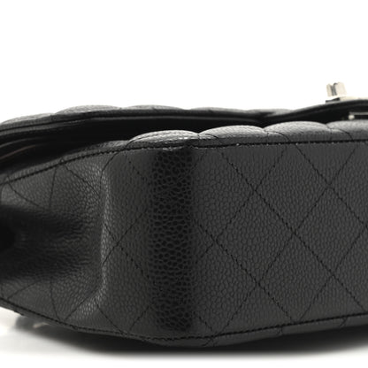 Chanel Caviar Quilted Medium Double Flap Black 9 of 10
