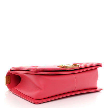 Chanel Calfskin Quilted Medium Boy Flap Pink 4 of 11