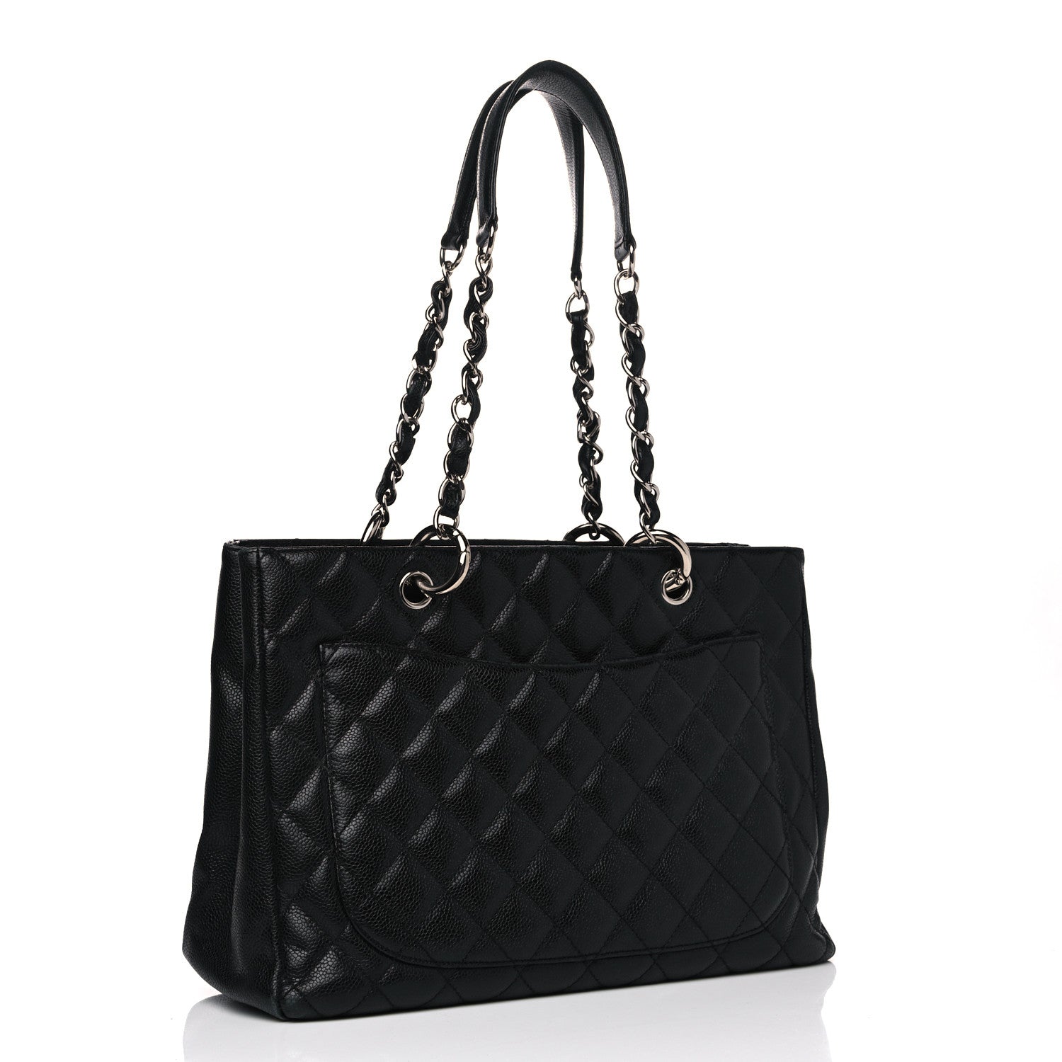 Chanel Caviar Quilted Grand Shopping Tote GST Black 2 of 10