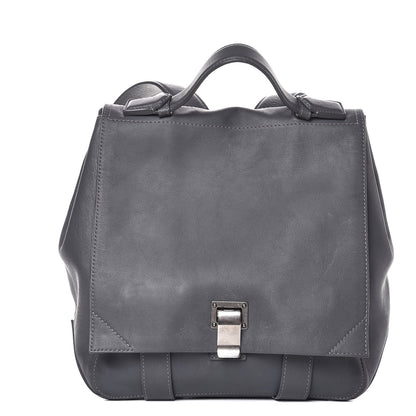 Proenza Schouler Calfskin Small PS Courier Backpack Heather Grey 1 of 9