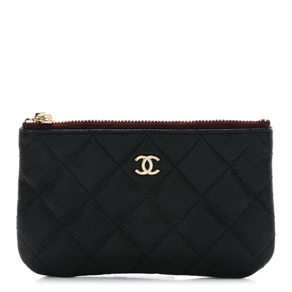 Chanel Caviar Quilted Small Cosmetic Case Black 1 of 10