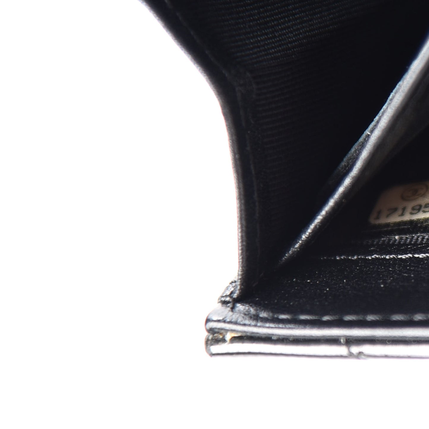 Striated Patent Quilted Large Gusset Flap Wallet Dark Grey