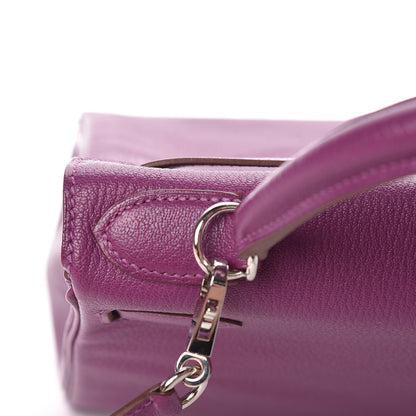 Hermes Chevre Mysore Horseshoe Kelly Retourne 28 Anemone Iris 14 of 42