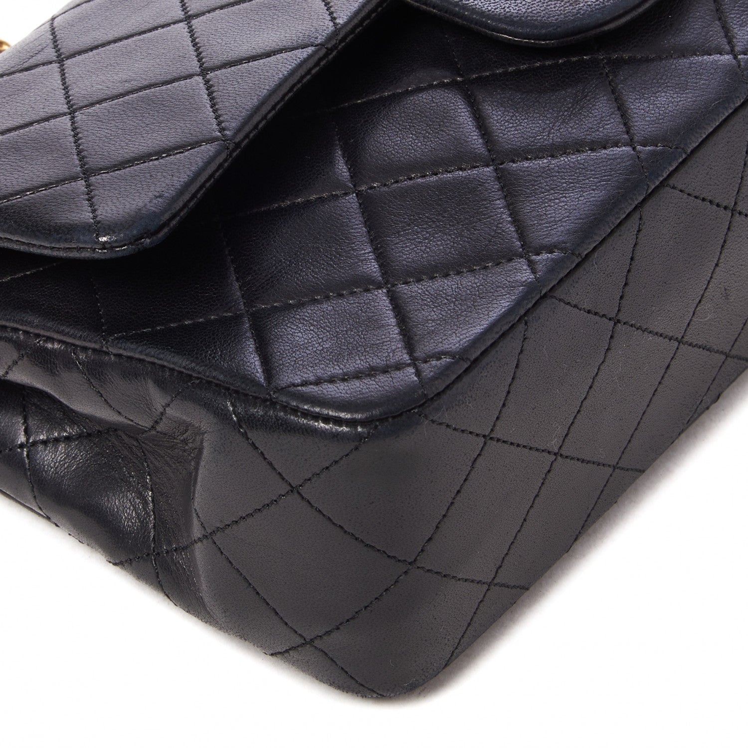 Chanel Lambskin Quilted Small Double Flap Black 6 of 10