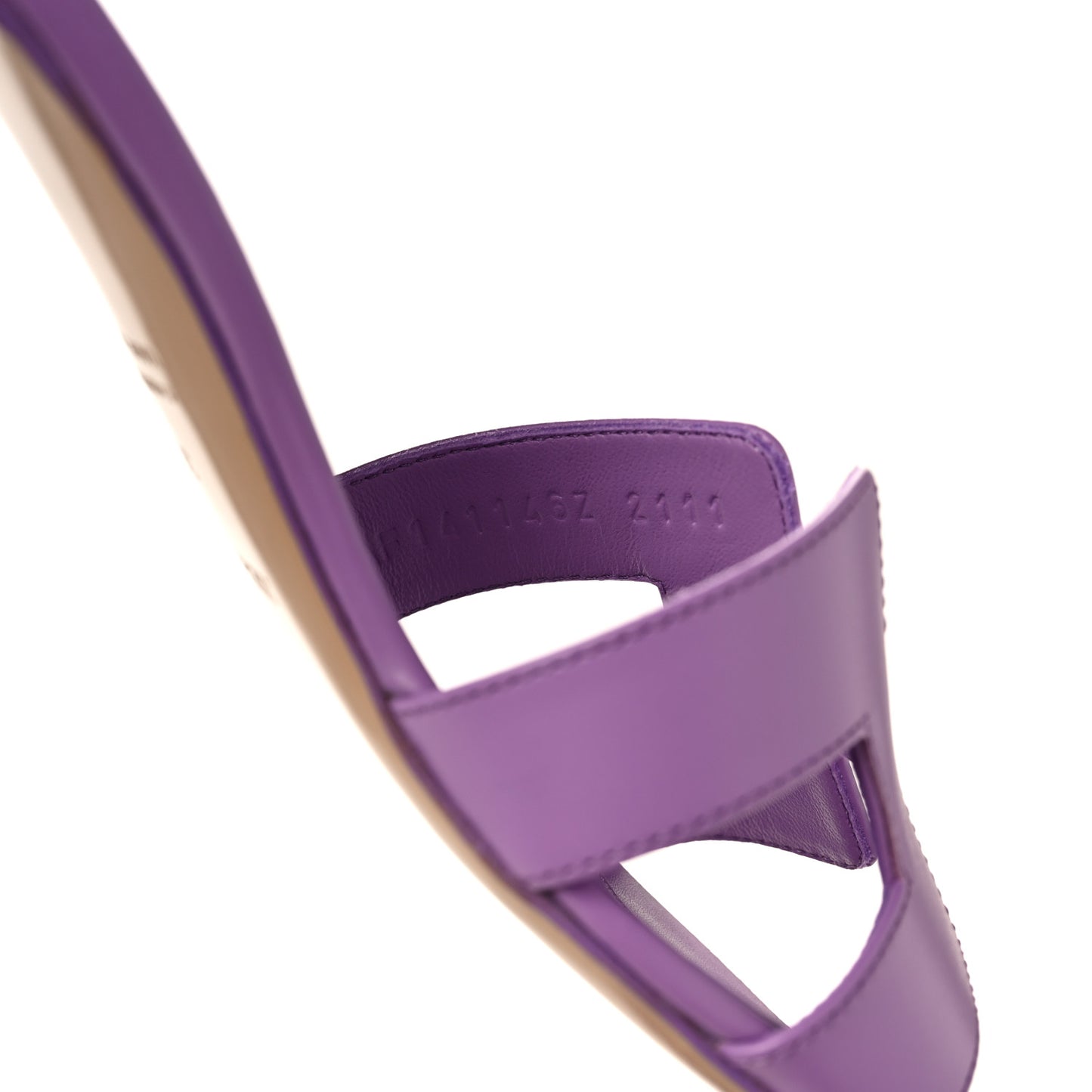 Calfskin Oasis Sandals 38 Violet