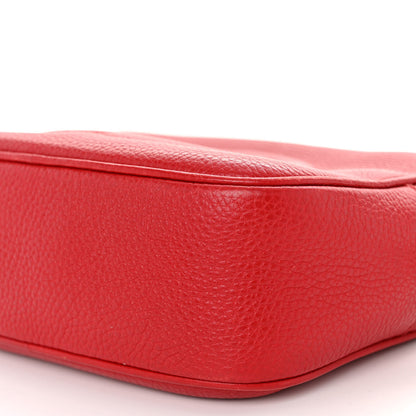 Gucci Pebbled Calfskin Small Soho Disco Bag Tabasco Red 10 of 10