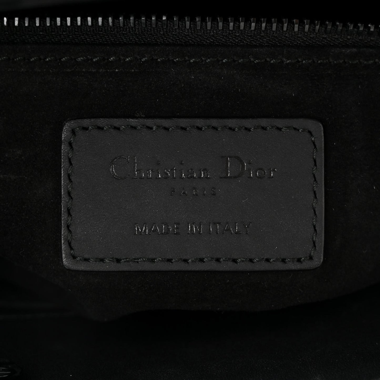 Ultra Matte Calfskin Cannage Medium Lady Dior Black