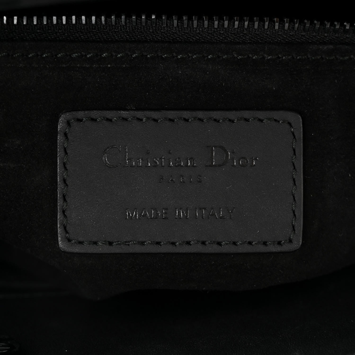 Christian Dior Ultra Matte Calfskin Cannage Medium Lady Dior Black 6 of 10