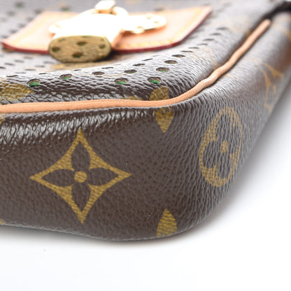 Louis Vuitton Monogram Perforated Pochette Accessories Bag Green 13 of 14
