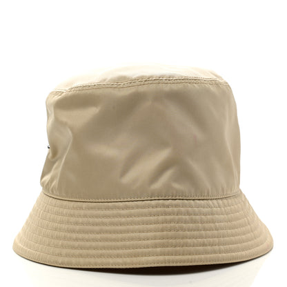 Prada Re-Nylon Metal Triangle Logo Womens Bucket Hat S Deserto 4 of 10