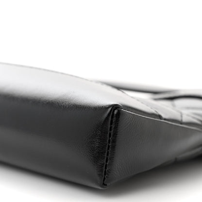 Chanel Shiny Crumpled Calfskin Quilted Nano 31 Shopping Bag Black 10 of 11